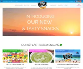 Vegechips.com(Vege Chips) Screenshot