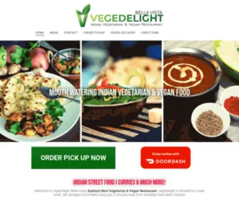 Vegedelight.com(VegeDelight Bella Vista) Screenshot