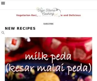 Vegehomecooking.com(Vege Home Cooking) Screenshot