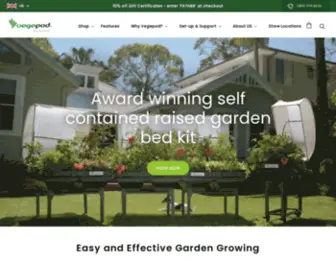 Vegepod.co.uk(Self Contained Raised Garden Bed Kits UK) Screenshot