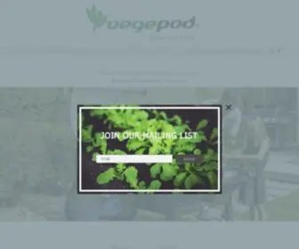 Vegepod.co.za(Home) Screenshot