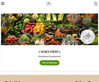 Vegesfresh.com(Fresh Vegetables Delivery) Screenshot