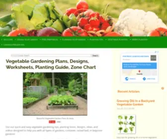 Vegetable-Gardening-Online.com(Vegetable Gardening Plans) Screenshot