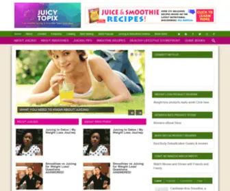 Vegetablefruitdrinks.com(Juicing and Smoothies) Screenshot