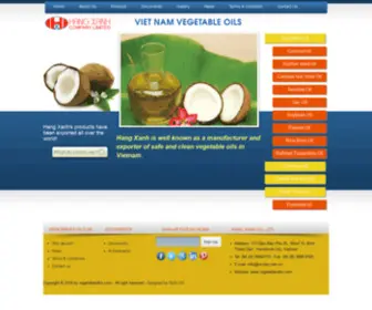 Vegetableoilhx.com(VEGETABLE OIL HANG XANH) Screenshot