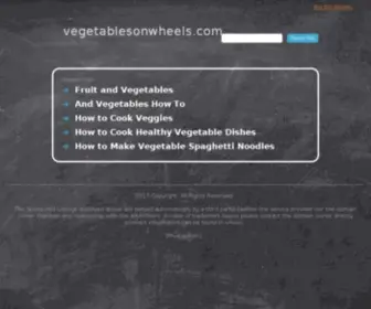 Vegetablesonwheels.com(Vegetables on Wheels) Screenshot