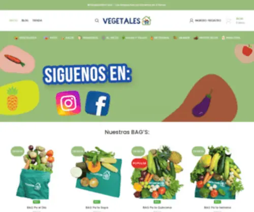 Vegetales24.com(Frutas y Vegetales a Domicilio) Screenshot