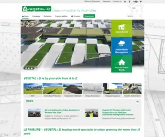 Vegetalid.us(Green Roofs Solutions) Screenshot