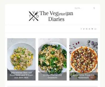 Vegetarian-Diaries.de(Veganer Food) Screenshot