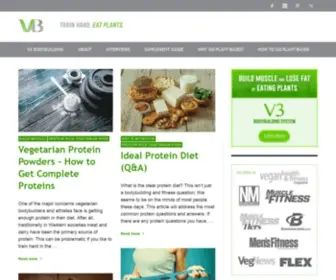 Vegetarianbodybuilding.com(Plant-Based Fitness) Screenshot
