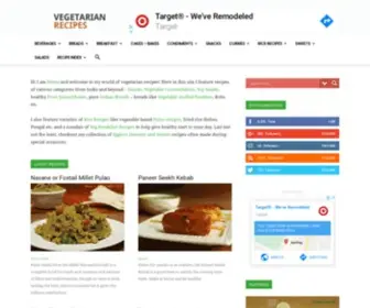 Vegetarianrecipes.net(Vegetarian Recipes) Screenshot