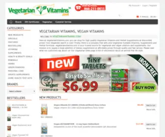 Vegetarianvitamin.com(Vegetarian & Vegan Vitamins) Screenshot