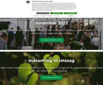 Vegetarisk.dk(Dansk Vegetarisk Forening) Screenshot