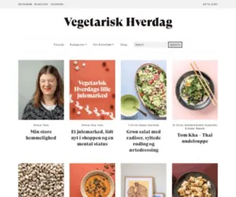 Vegetariskhverdag.dk(Vegetarisk Hverdag) Screenshot