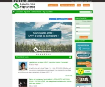 Vegetarisme.fr(Association V) Screenshot
