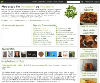 Vegetarkontakt.dk(Mødested) Screenshot