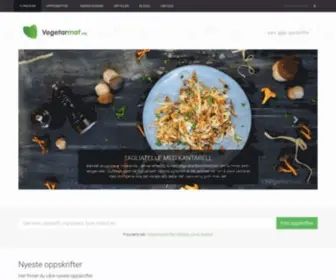 Vegetarmat.org(Og vegetaroppskrifter for alle) Screenshot