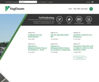 Vegfinans.no(Vegfinans AS) Screenshot