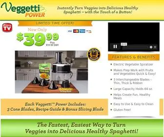 Veggettipower.com(Veggetti Power) Screenshot