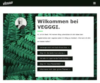 Vegggi.de(Wilkommen bei VEGGGI) Screenshot