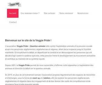 Veggiepride.org(Veggie Pride Paris) Screenshot