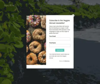 Veggiesabroad.com(One-Stop Vegan Travel Planning Blog) Screenshot