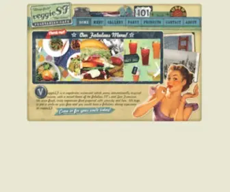 Veggiesf.com(" 100% Vegetarian) Screenshot