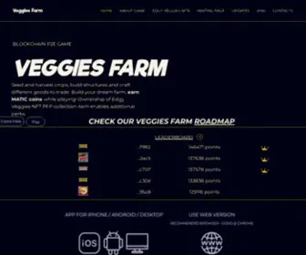 VeggiesfarmGame.com(Veggies Farm Game) Screenshot