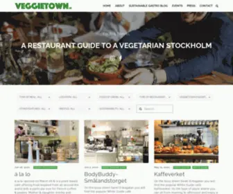 Veggietown.se(Hitta Stockholms b) Screenshot