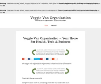 Veggievan.org(The Veggie Van Organization began with a simple mission of optimization) Screenshot