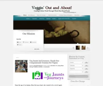 Vegginoutandabout.com(Veggin' Out And About) Screenshot