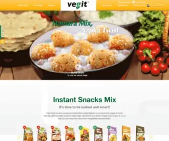 Vegit-Merino.com(Easy Snack Recipes) Screenshot