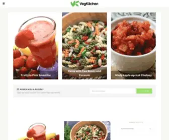 Vegkitchen.com(Fresh from the Vegan Kitchen) Screenshot
