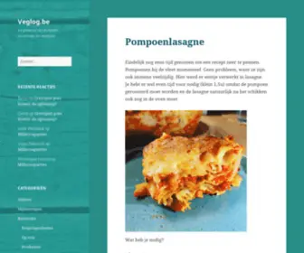 Veglog.be(Vegetarische) Screenshot