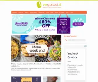 Vegolosi.it(Ricette vegane) Screenshot