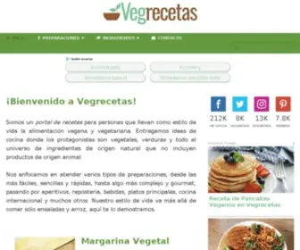 Vegrecetas.com(Recetas Vegetarianas y Veganas) Screenshot