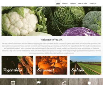 Veguk.com(Your International Vegetable Suppliers Your International Vegetable Suppliers) Screenshot