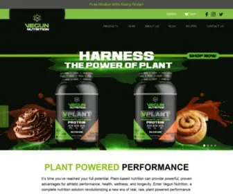 Vegunnutrition.com(Vegun Nutrition) Screenshot