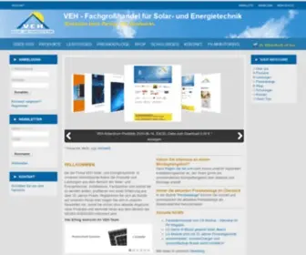 Veh-Solar.de(Profi-Shop für Solar) Screenshot