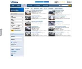 Vehbidz.com(Auto Auction) Screenshot