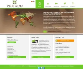 Vehgro.nl(Groothandel Biologische Producten) Screenshot