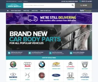 Vehicle-Spares.com(Buy Car Body Panels) Screenshot