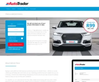 Vehiclecheck.co.za(Vehiclecheck) Screenshot