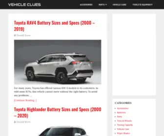 Vehicleclues.com(Join Now) Screenshot