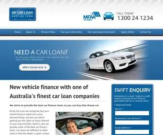 Vehiclefinanceaustralia.com.au(My Car Loan) Screenshot