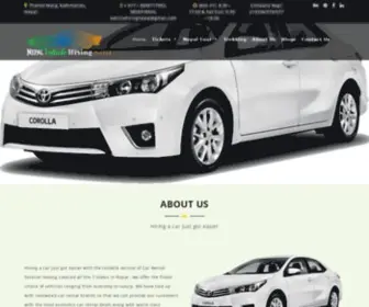 Vehiclehiringnepal.com(Vehicle Hiring Nepal) Screenshot