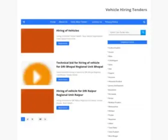 Vehiclehiringtenders.com(Vehicle Hiring Tenders) Screenshot