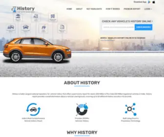 Vehiclehistory.in(RTO Vehicle Information) Screenshot