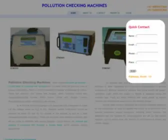 Vehiclepollutiontest.in(Vehicle Pollution Testing Equipments & Pollution Test) Screenshot