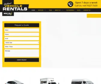 Vehiclerentals.co.nz(Auckland Truck Rental) Screenshot